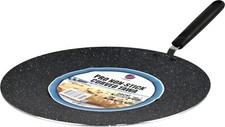 36cm DOSA TAWA Non Stick Crepe Pan 3.5mm New Roti Pancake Home Kitchen
