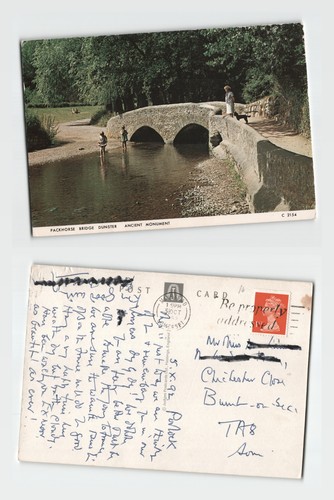 Postcard packhorse bridge - packhorse,