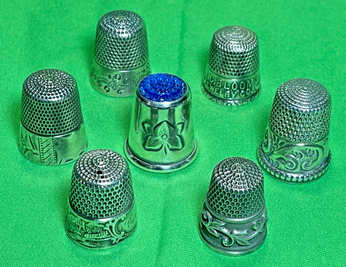 Lot antique sterling - 7,