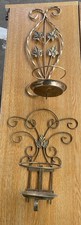 Ornate brass scrollwork plant - brass,