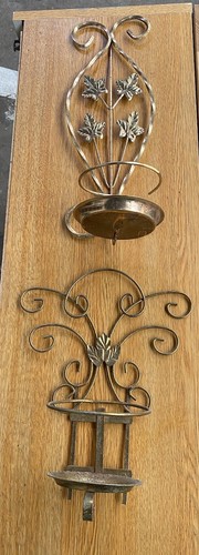 Ornate brass scrollwork plant - ornate,