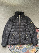 Womens barbour black puffer