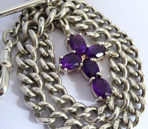 Antique solid silver pocket