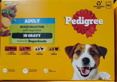 Pedigree adult wet dog food - adult,