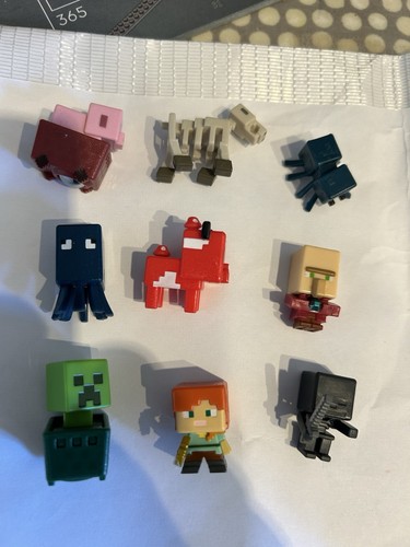 Minecraft mini figures bundle - minecraft,