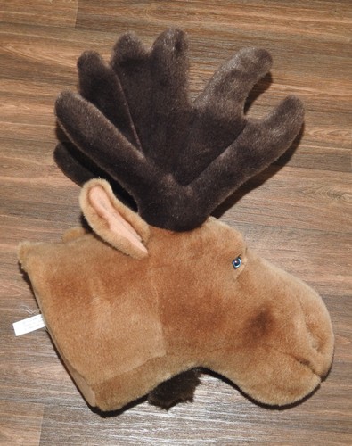 Bibib moose trophy head - , plush