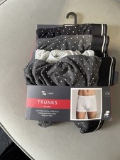 TU Men's Boxers Trunks 4 Pairs