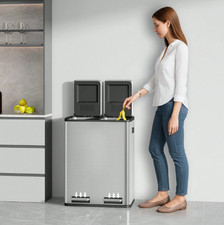 2 x 30L Double Kitchen Bin