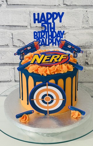 Nerf cake topper set - cake,