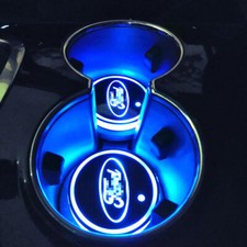 LED Cup Holder Coaster Lights Accessories Fits Ford Escape Bronco F-150 Maverick