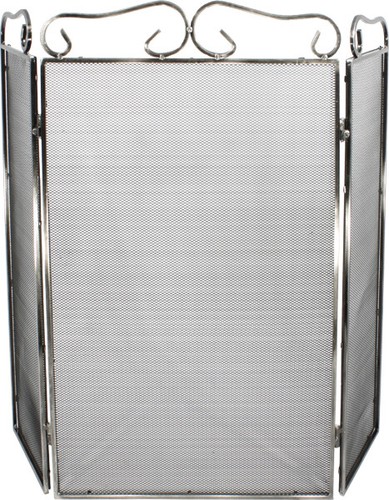 Winged fireplace screen fire - winged,