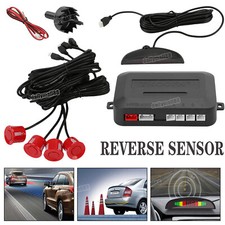 4x Red Parking Sensors Car