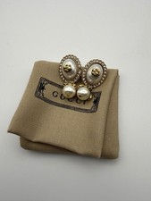 Gucci Interlocking Pearl Drop