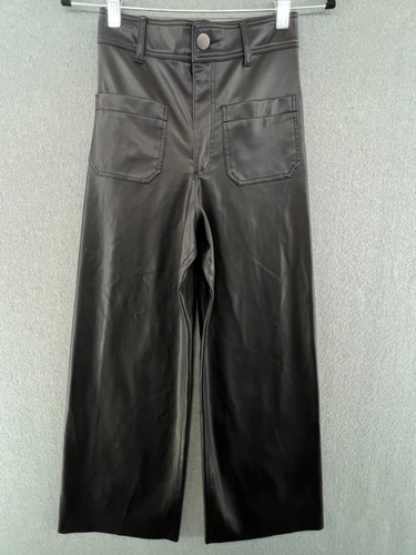 Zara faux leather - faux, wide