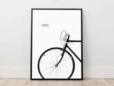 Bicycle Minimalist Wall Art