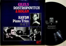 XID5311 Haydn Piano Trios- Leonid Kogan violin Gilels Rostropovitch LP Stereo EX