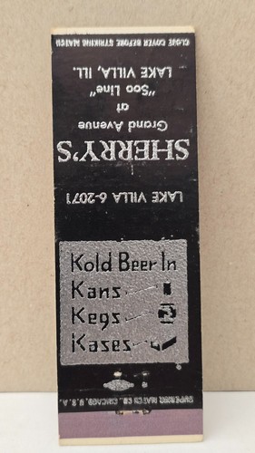 Intage matchbook cover - matchbook,