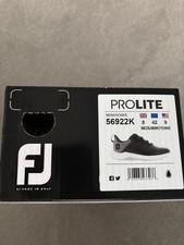 Footjoy ProLite Golf Shoes Black/grey Size 8