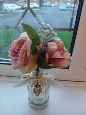 Vase With Artificial Silk
