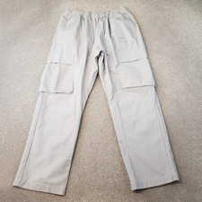 Nike Air Mens Trousers Medium Grey Cargo Utility Combat Pants Swoosh Bottoms