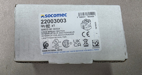 Socomec 22003003 isolator - 22003003,