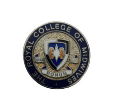 VTG ROYAL COLLEGE OF MIDWIVES NURSING BADGE By DIAL-A-STYLE