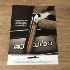 GUNS09 MAGAZINE ADVERT 12X9 SAAB 900 TURBO & BERETTA SO3EELL