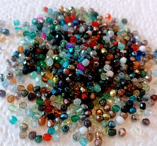 Czech fire polished glass - fire,