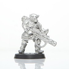 40k Kasrkin Stormtrooper Meltagun & Backpack - METAL Imperial Guard Astra