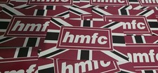 Pack of 25 10x6cm Hearts, Heart of Midlothian HMFC Football/Ultras Stickers.
