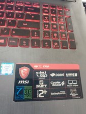 MSI Gv72 Upgraded