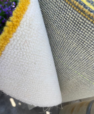 4.8mx 1m W LightWhite Carpet Offcut Remnant Ideal for Stairs Hallway Rugs Carpet