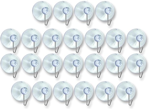 Clear suction hooks - clear, strong