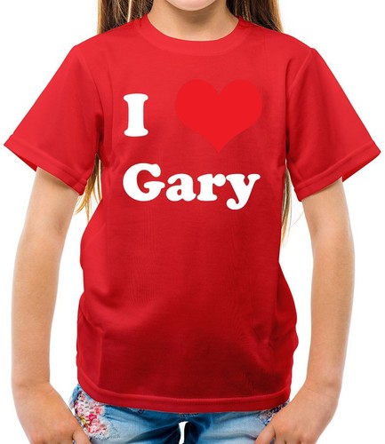 Love gary kids shirt - love,