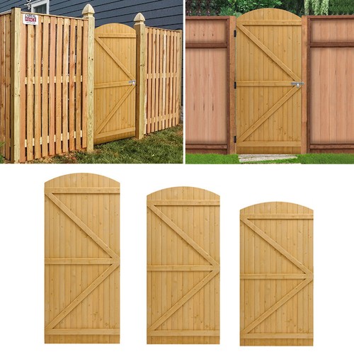 Wooden garden gate arch top - gate,