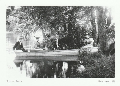 Postcard boating party 4 - *postcard-"boating, party"