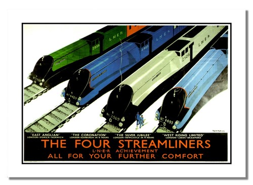 The four streamliners railway - four,
