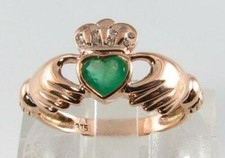 9K ROSE GOLD CLADDAGH