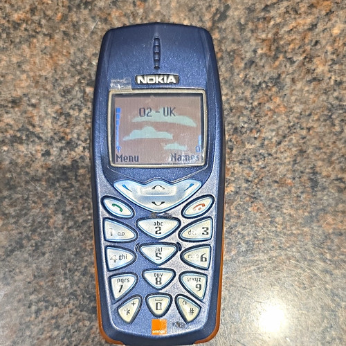 Nokia 3510i blue orange - nokia, bar