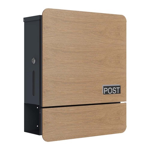 Schartec design letterbox dark - design,