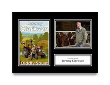 Jeremy Clarkson Hand Signed A4 Photo Autograph Clarkson Farm Gift Display + COA