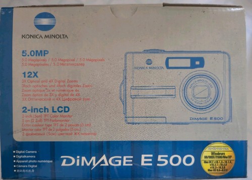 Konica minolta dimage e500 - konica,