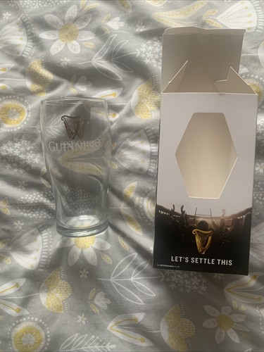 Guinness beer pint glass boxed - beer,