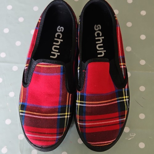 Schuh women red tartan - schuh,