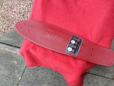 PENNY  NICKEL AUSTRAILIA SKATEBOARD DECK IN  RED  27 X 7.5 INCHES