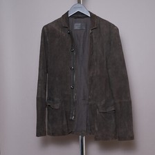 ALLSAINTS Leather Blazer Suede