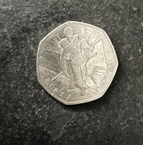 Rare soldier 50p coin circa - rare,