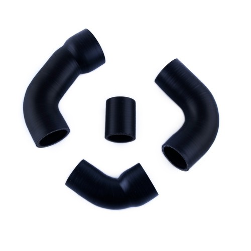 Black silicone intercooler - black,