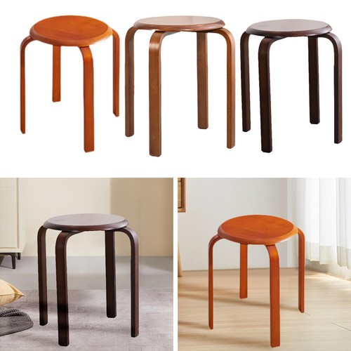 Solid wood round stool dining - solid,