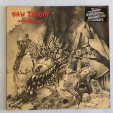 SAW THROAT - IND$TROY + INSERT - 1989 ISSUE - VERY GOOD+